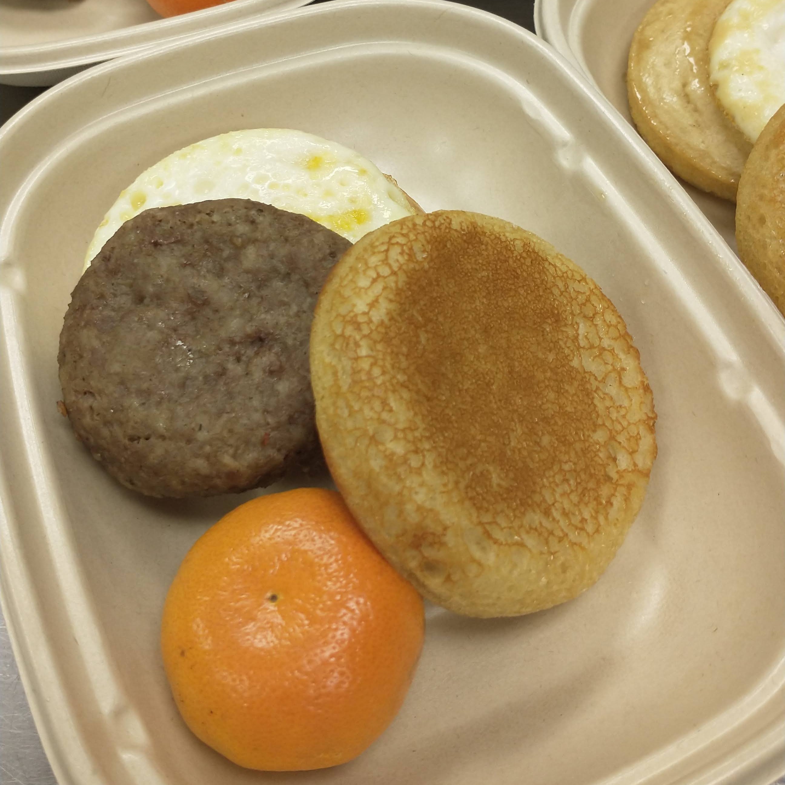 The Fit Griddle (Sausage, Vegetarian, Double meat options)